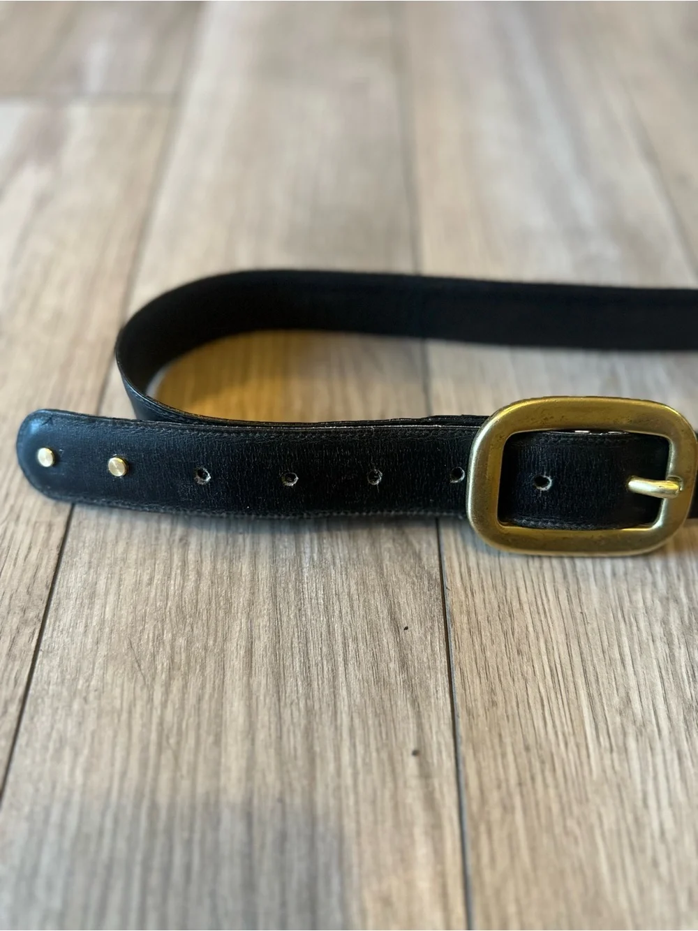 Dunhill Belt in Leather and Brass